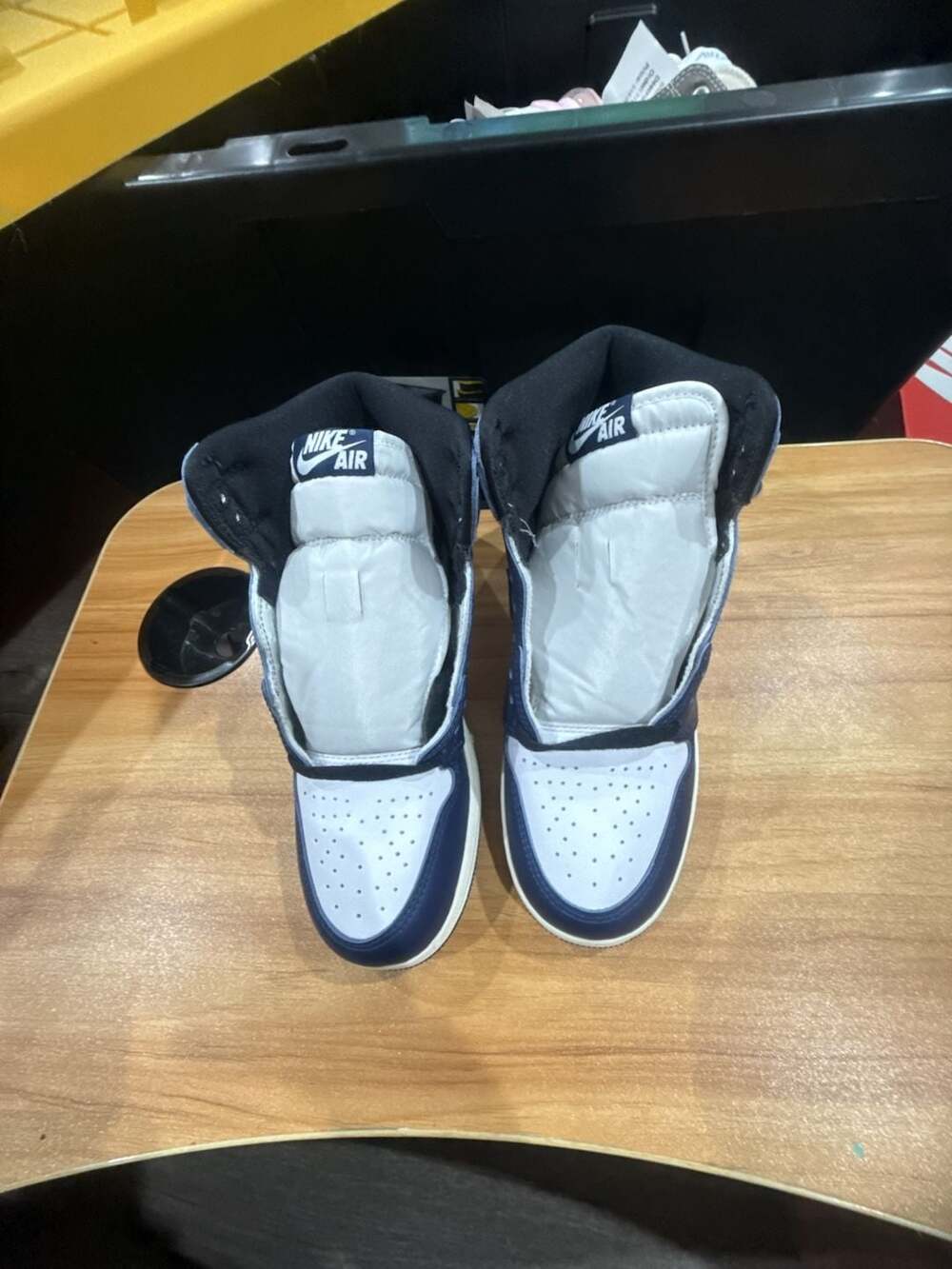 Air Jordan 1 Retro High OG GS Midnight Navy Black White FD1437-401 Size 5.5Y